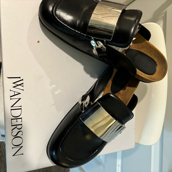 JWANDERSON CALF TRESOR BALCK BRACELET LOAFERS - Picture 11 of 13